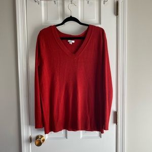 Red sweater